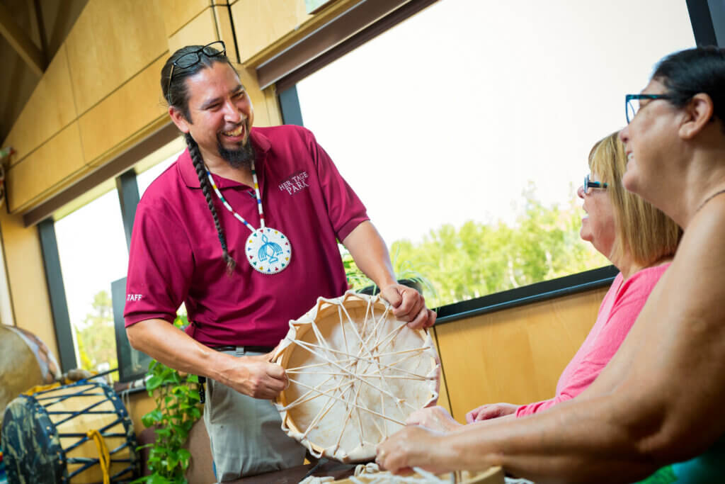 Membertou Heritage Park - Drum Making
